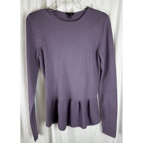 Ann Taylor Peplum Sweater, Lavender, Sz: S, 57-26 - Picture 14 of 16